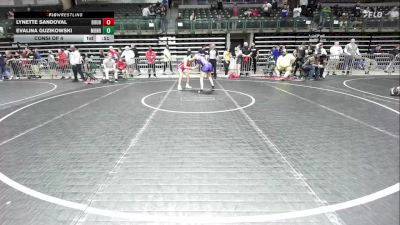 106 lbs Consi Of 4 - Lynette Sandoval, Bound Brook vs Evalina Guzikowski, Monroe Twp