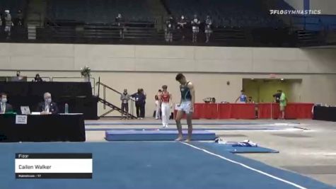 Cailen Walker - Floor - 2021 USA Gymnastics Development Program National Championships