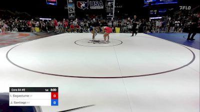 145 lbs Cons 64 #2 - Isabella Sagastume, UT vs Janessa Santiago, NY