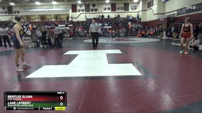 138 lbs Cons. Round 1 - Lane Lambert, Burlington Notre Dame vs Bentlee Sloan, PCM, Monroe