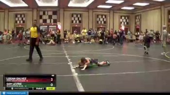 46 lbs Semis & 1st Wrestleback (8 Team) - Logan Galvez, Steel Valley Vouger vs Sam Levine, Headhunters Blue