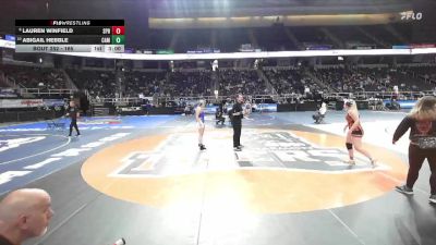 165 lbs Cons. Round 2 - Abigail Hebble, Camden-3 vs Lauren Winfield, Springville-6