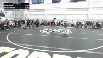 175 lbs Consi Of 4 - Miles Bruin, VA vs Dallin Horner, PA