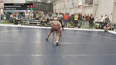 150 lbs Cons. Sub-rd Of 16 - Braxton Heitritter, Ironhawk Wrestling Academy vs Brady Wills, Alber