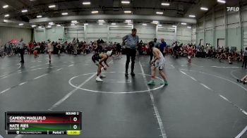 88 lbs Round 2 (8 Team) - Nate Ries, Buxton vs Camden Magluilo, Warhawks Wrestling