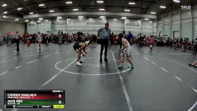 88 lbs Round 2 (8 Team) - Nate Ries, Buxton vs Camden Magluilo, Warhawks Wrestling