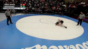 4A 120 lbs Cons. Round 2 - River Moosman, Timpanogos vs Kimball Jeppson, Ridgeline