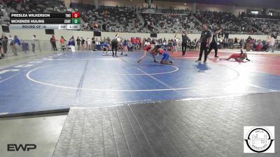 101 lbs Round Of 16 - Preslea Wilkerson, Titan Wrestling Club vs McKenzie Huling, Central Middle School