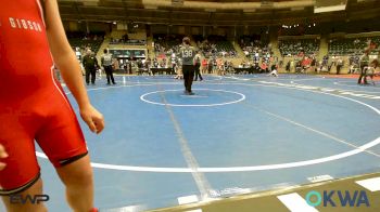 110 lbs Semifinal - Garrett Holderby, Fort Gibson Youth Wrestling vs Kerri'Elle Harrison, Pin-King All Stars