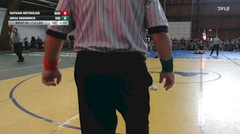 119 lbs Round Of 32 - Nathan Reynolds, Monster Garage vs Jekai Sedgwick, Forge Wrestling Club