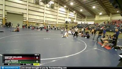 83 lbs Round 2 (4 Team) - Sawyer Williams, Westlake vs Adam Fender, Gold Rush Wrestling