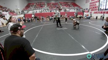 43 lbs Consi Of 8 #2 - Edwin Richardson, Choctaw Ironman Youth Wrestling vs Franciso Lopez, OKC Saints Wrestling