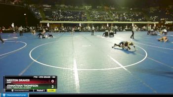 80 lbs Champ. Round 2 - Johnathan Thompson, Sebolt Wrestling Academy vs Weston Drahos, Iowa