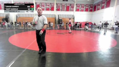 215 lbs Round Of 16 - Shaun Garrett, Winchester vs Matt Harrold, Haverhill