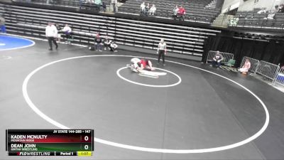 147 lbs 1st Place Match - Kaden McNulty, Mountain Ridge vs Dean John, Uintah Wrestling