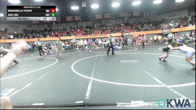 83 lbs Rr Rnd 1 - Marabelle Foust, Shelton Wrestling Academy vs Ava Lee, CacheWrestlingClub