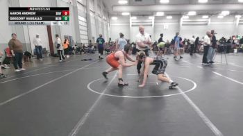 165 lbs Round 1 (10 Team) - Aaron Andrew, Team Shutt vs Gregory Vassallo, Mat Assassins Black