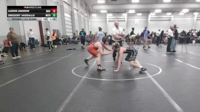 165 lbs Round 1 (10 Team) - Aaron Andrew, Team Shutt vs Gregory Vassallo, Mat Assassins Black