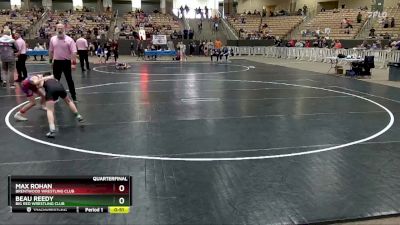 85 lbs Quarterfinal - Beau Reedy, Big Red Wrestling Club vs Max Rohan, Brentwood Wrestling Club