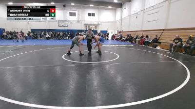 154 lbs Cons. Round 1 - Noah Ortega, Madera vs Anthony Ortiz, Fremont (Sunnyvale)
