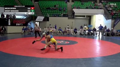 140 lbs Finals (2 Team) - Micah Myers, Elmore County School vs Brody Edwards, Beauregard HS