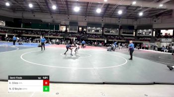 165 lbs Semifinal - Xavier Giles, Green Farms Academy vs Nolan O'Boyle, Norfolk Academy