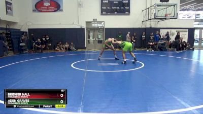 157 lbs Cons. Round 1 - Bridger Hall, Providence (Mont.) vs Aden Graves, Providence (Mont.)