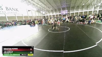 74 lbs Champ Round 1 (16 Team) - Braxton Morris, Team Wyoming vs Ari Sobaje, Shootbox