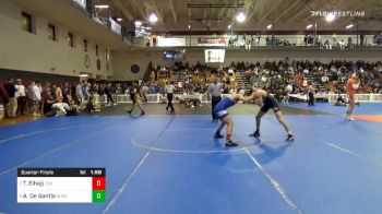 138 lbs Quarterfinal - TT Elhajj, Lower Dauphin vs Al De Santis, Shore Regional