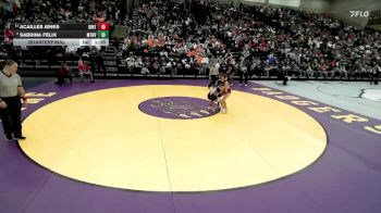 4A 110 lbs Quarterfinal - Sabrina Felix, Mountain View vs Acailles Jenks, Uintah