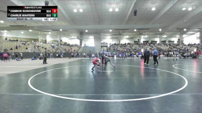 75 lbs Cons. Round 3 - Charlie Masters, Williamson Co Wrestling Club vs Connor Schoonover, Iron Knights