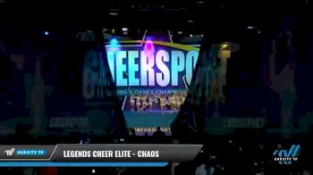 Legends Cheer Elite - Chaos [2021 L2 Youth - D2 - Small - A Day 2] 2021 CHEERSPORT National Cheerleading Championship