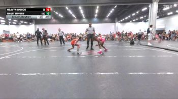 90/105 Champ. Round 1 - Heavyn Woods, Top Rank vs Rhett Morris, Blackman Wrestling Club