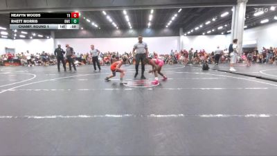 90/105 Champ. Round 1 - Heavyn Woods, Top Rank vs Rhett Morris, Blackman Wrestling Club
