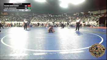 119 lbs Round Of 16 - Blaine Derryberry, Team Nomad vs Calib Anderson, Cowboy Wrestling Club