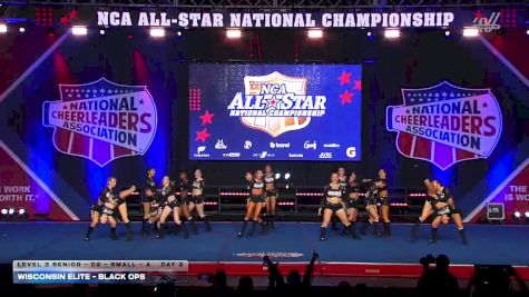 Wisconsin Elite - Black Ops [2026 L3 Senior - D2 - Small - A Day 2] 2026 NCA All-Star National Championship