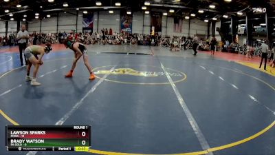 92 lbs Rd# 4- 2:00pm Friday Final Pool - Lawson Sparks, POWA vs Brady Watson, PA Gold