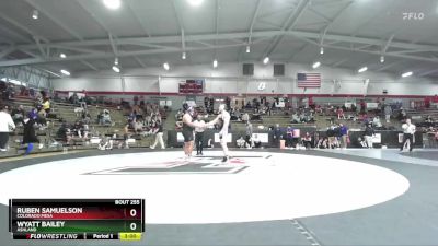285 lbs Champ. Round 2 - Wyatt Bailey, Ashland vs Ruben Samuelson, Colorado Mesa