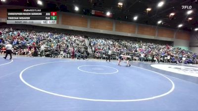 113 lbs Champ. Round 1 - Tristan Weaver, Placer vs Christopher/Mason Sizemore, Garza