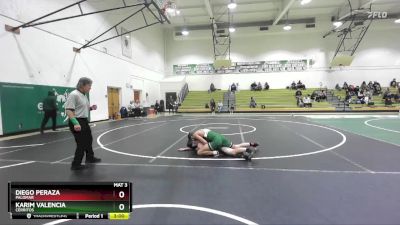 133 lbs Quarterfinal - David Govea, East Los Angeles College vs William Pitcher, Bakersfield College