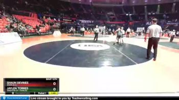 1A 285 lbs Cons. Round 2 - Shaun DeVries, Dixon (H.S.) vs Jaylen Torres, Wheaton (St. Francis)