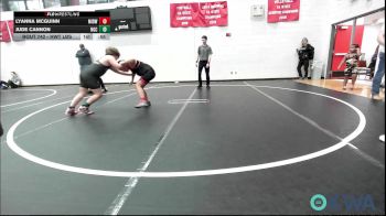 Rr Rnd 3 - Lyanna McGuinn, Midwest City Bombers Youth Wrestling Club vs Jude Cannon, NGC