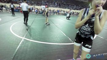 64 lbs Quarterfinal - Alana Abbott, F-5 Grappling vs Brayden Reeves, Wyandotte Youth Wrestling