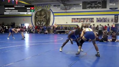 190 lbs Quarterfinal - Drew Lansing, Don Bosco vs Abe Parker, Waukee Northwest