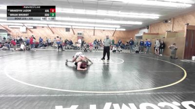 135 lbs Consi Of 8 #2 - Braedyn Lazor, Ashland vs Brian Brobst, Schuylkill Haven