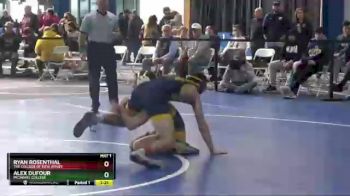 125 lbs 5th Place Match - Alex DuFour, McDaniel College vs Ryan Rosenthal, The College Of New Jersey