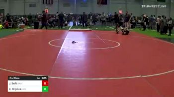 57 lbs 2nd Place - Jonathan Sells, Salem Elite vs Kao Grijalva, HotShots Wrestling