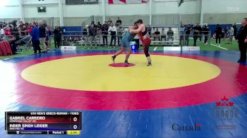 110kg Quarterfinal - Gabriel Carreiro, Cowichan Valley WC vs Inder Singh Lidder, Miri Piri WC