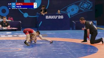 45 kg 1/4 Final - Arsan Aliev, Russia vs Rylen Wax, United States