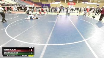 165 lbs Cons. Round 3 - Diego Carabano, Fishers Wrestling Club vs Treyson Hunt, Sanderson Wrestling Academy